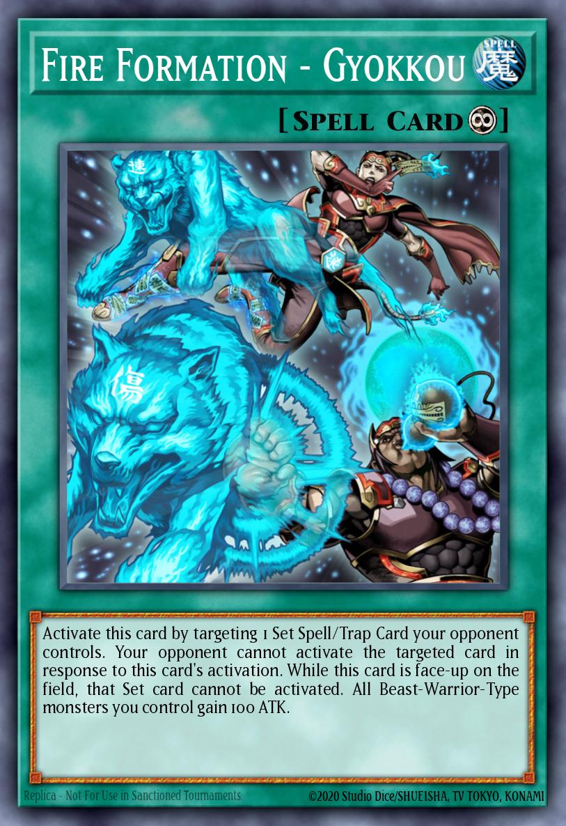 Fire Formation - Gyokkou Super Rare MP14-EN038 2014 Mega-Tin Mega Pack Yugioh card