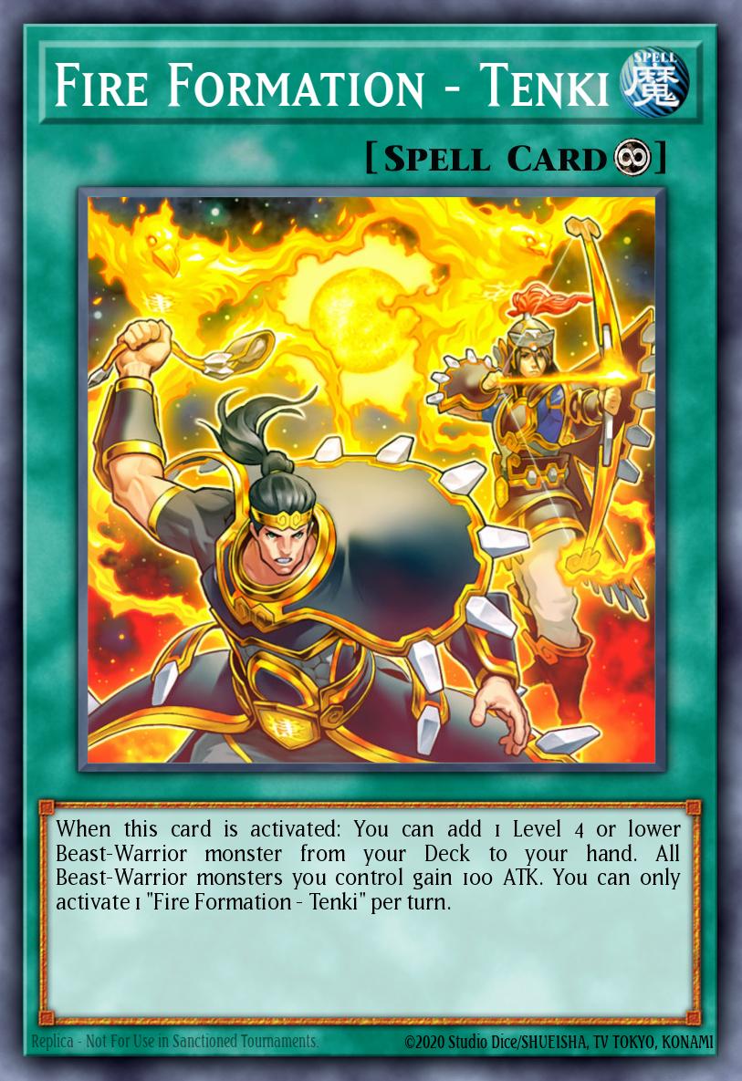 Fire Formation - Tenki 3 L26D-ENX18 Legendary Modern Decks 2026 Yugioh card