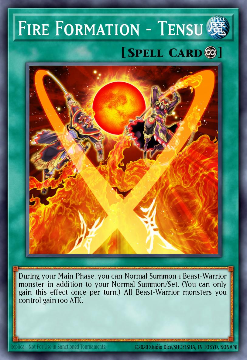 Fire Formation - Tensu Super Rare AP04-EN012 Astral Pack Four Yugioh card