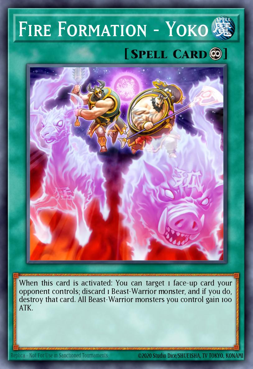 Fire Formation - Yoko Super Rare MP14-EN104 2014 Mega-Tin Mega Pack Yugioh card