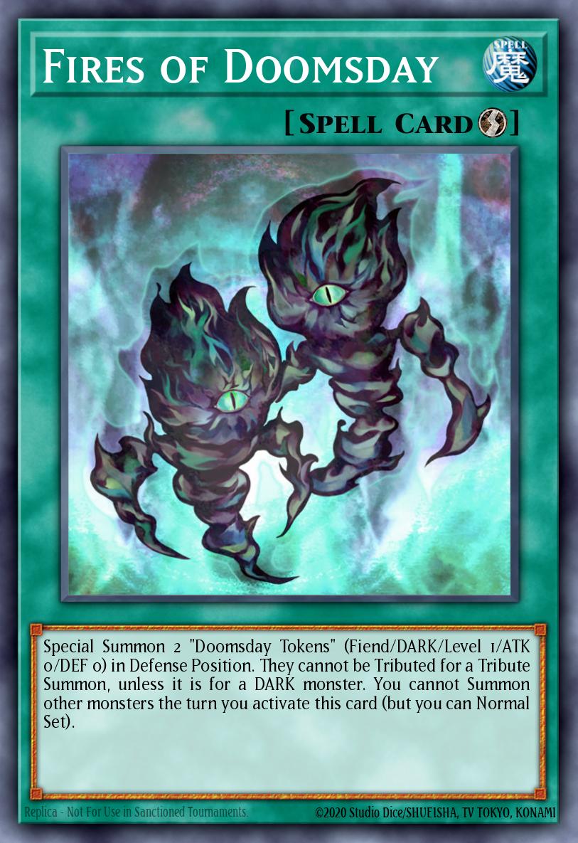 Fires of Doomsday Super Rare DESO-EN043 Destiny Soldiers Yugioh card