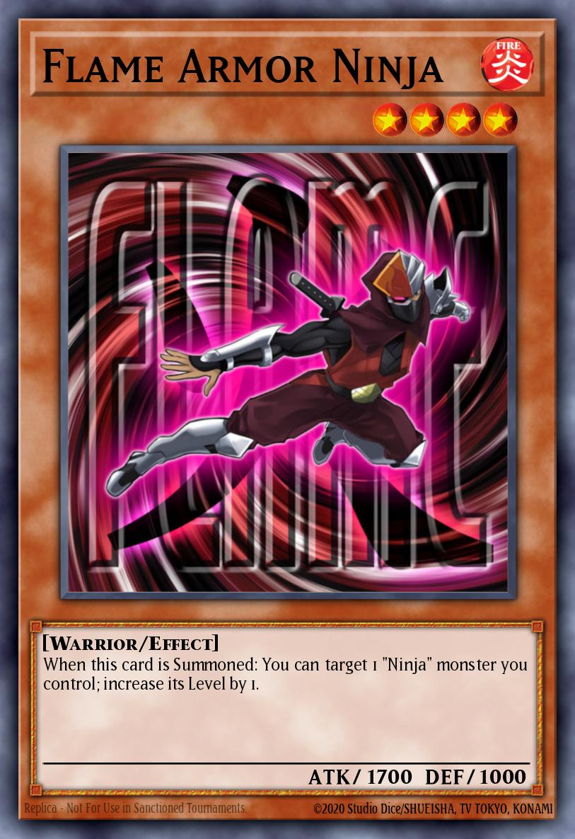 Flame Armor Ninja Common ORCS-EN013 Order of Chaos Yugioh card