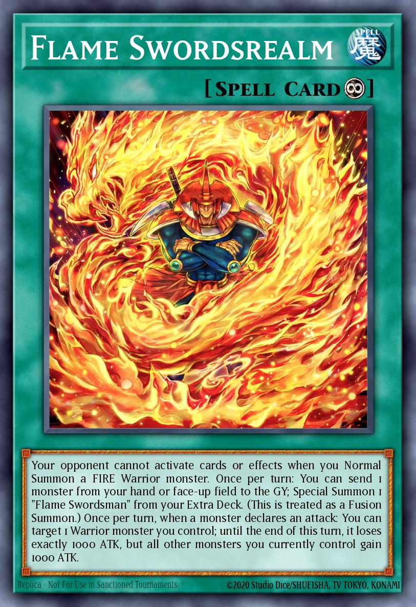 Flame Swordsrealm Super Rare MZMI-EN006 Maze of Millennia Yugioh card