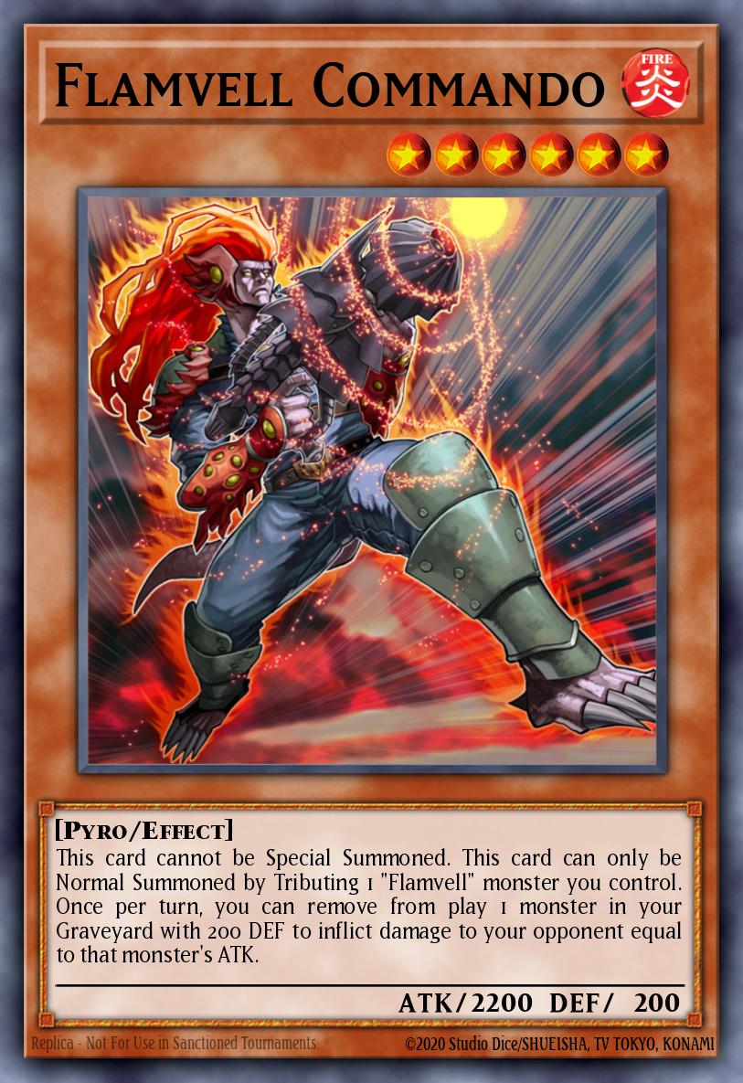 Flamvell Commando Ultimate Rare ANPR-EN086 Ancient Prophecy Yugioh card