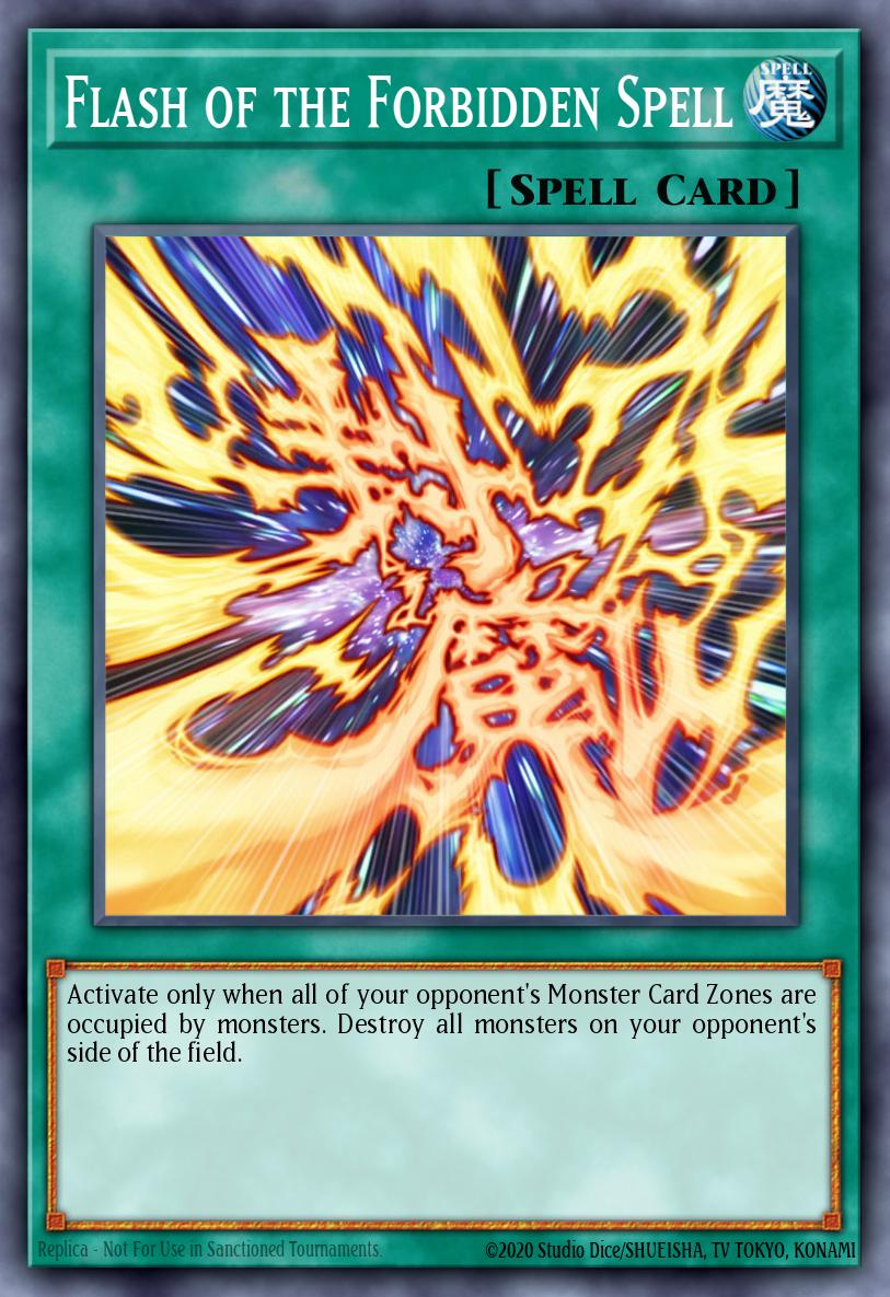 Flash of the Forbidden Spell Rare CDIP-EN038 Cyberdark Impact Yugioh card