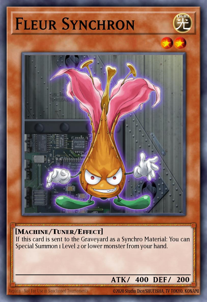 Fleur Synchron Rare LED8-EN031 Legendary Duelists Synchro Storm Yugioh card
