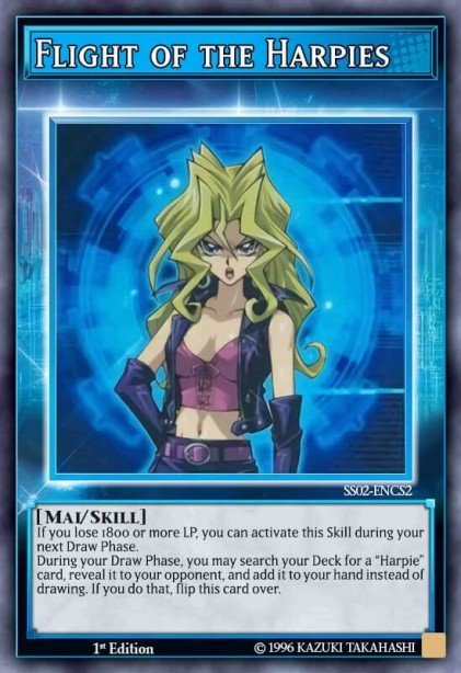 Flight of the Harpies Common SS02-ENCS2 Speed Duel Starter Decks Duelists of Tomorrow Yugioh card