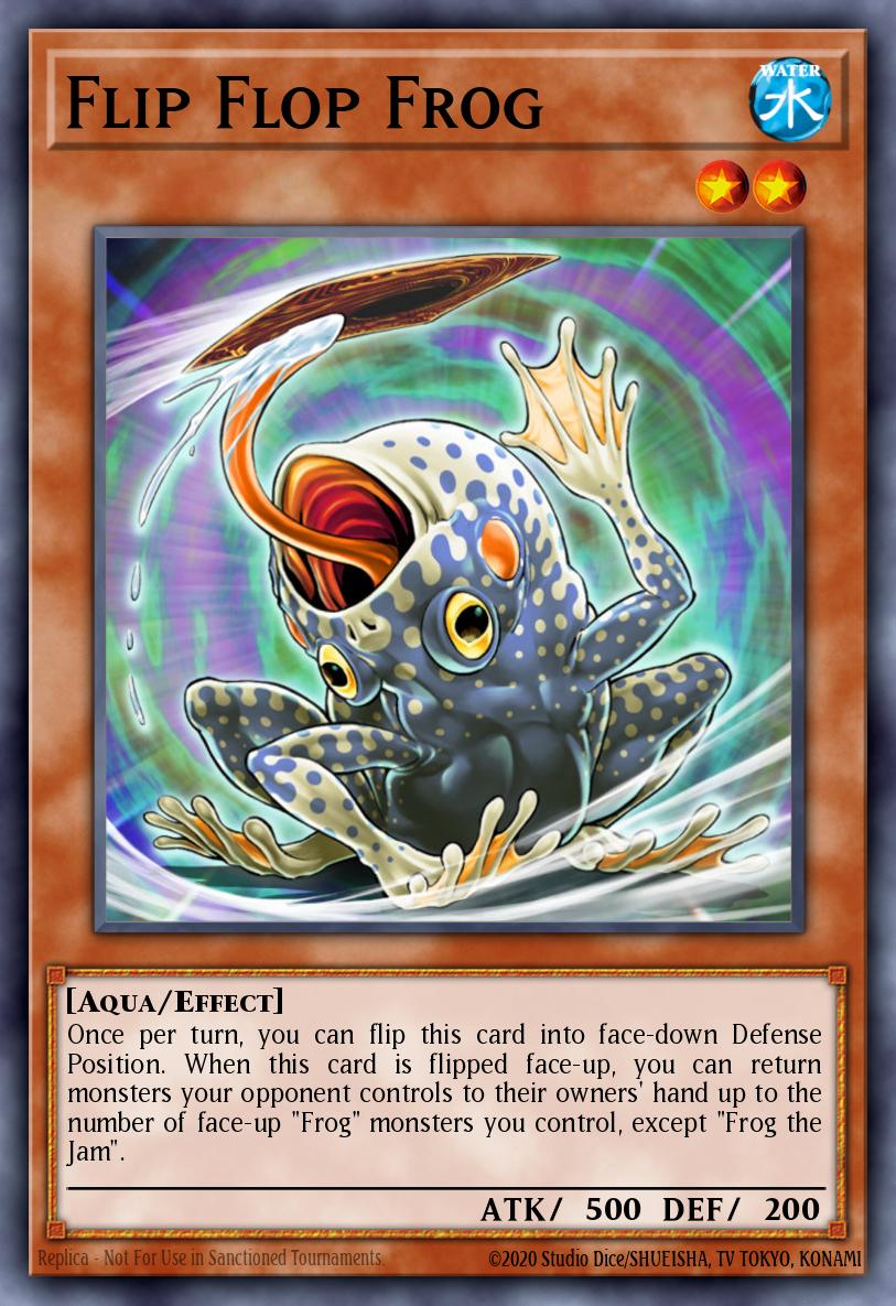 Flip Flop Frog Common CRMS-EN029 Crimson Crisis Yugioh card