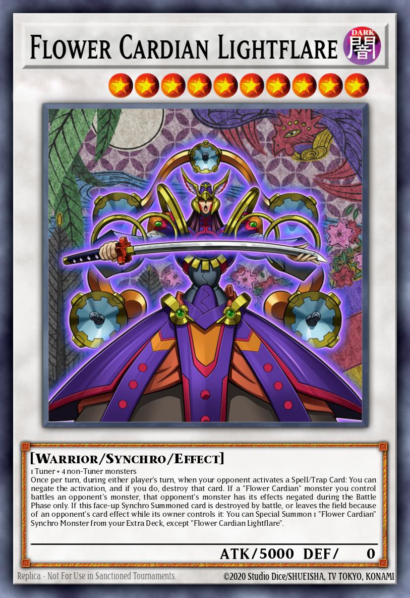 Flower Cardian Lightflare Rare RATE-EN045 Raging Tempest Yugioh card