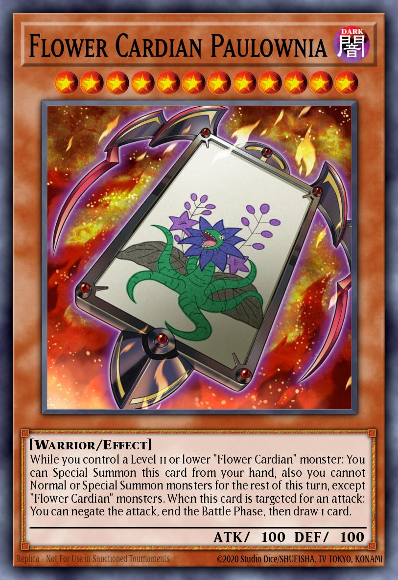 Flower Cardian Paulownia Common DLCS-EN130 Dragons of Legend The Complete Series Yugioh card