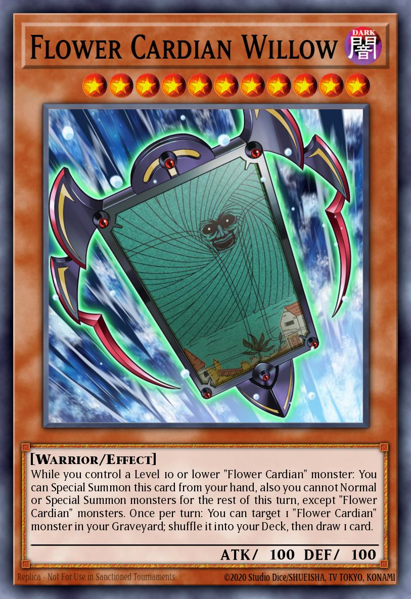 Flower Cardian Willow Common DLCS-EN129 Dragons of Legend The Complete Series Yugioh card