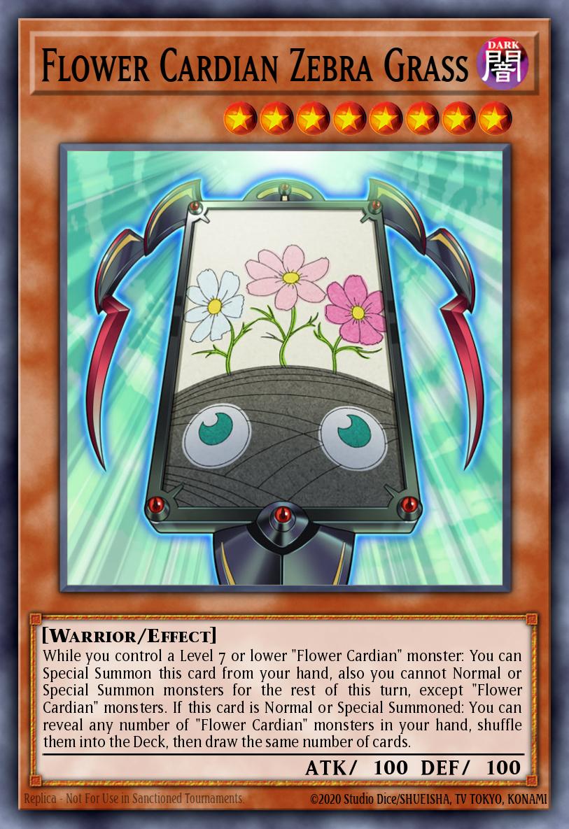 Flower Cardian Zebra Grass Common DLCS-EN128 Dragons of Legend The Complete Series Yugioh card