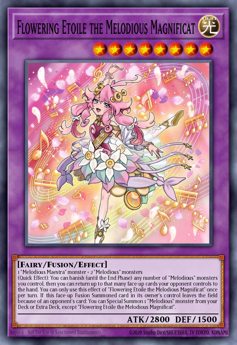 Flowering Etoile the Melodious Magnificat Super Rare LEDE-EN036 Legacy of Destruction Yugioh card