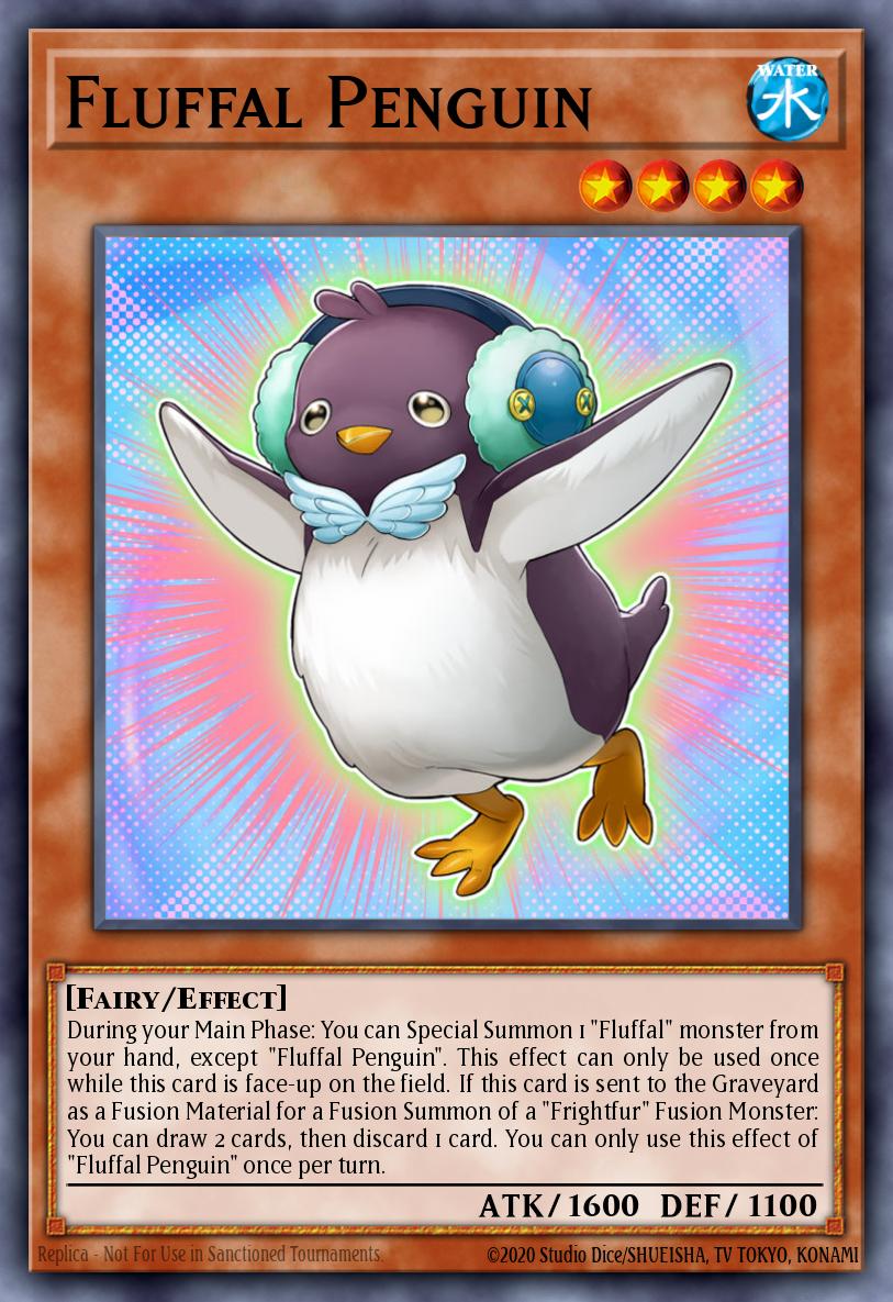 Fluffal Penguin Super Rare FUEN-EN015 Fusion Enforcers Yugioh card