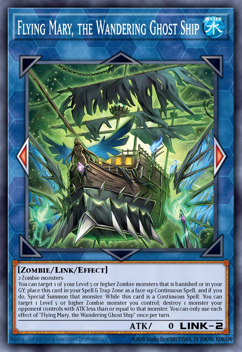 Flying Mary the Wandering Ghost Ship Prismatic Secret Rare MP25-EN110 2025 Mega-Pack Tin Yugioh card