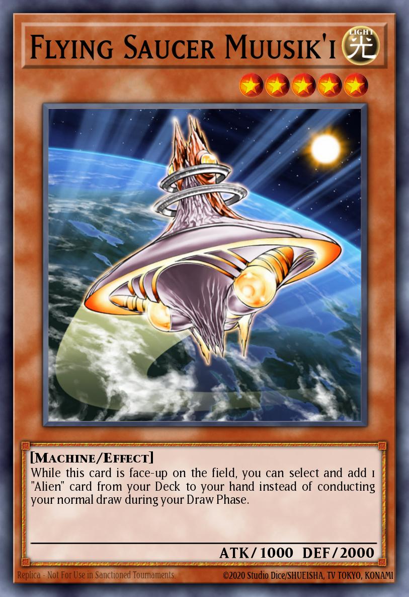 Flying Saucer Muusiki Common POTD-EN030 Power of the Duelist Yugioh card
