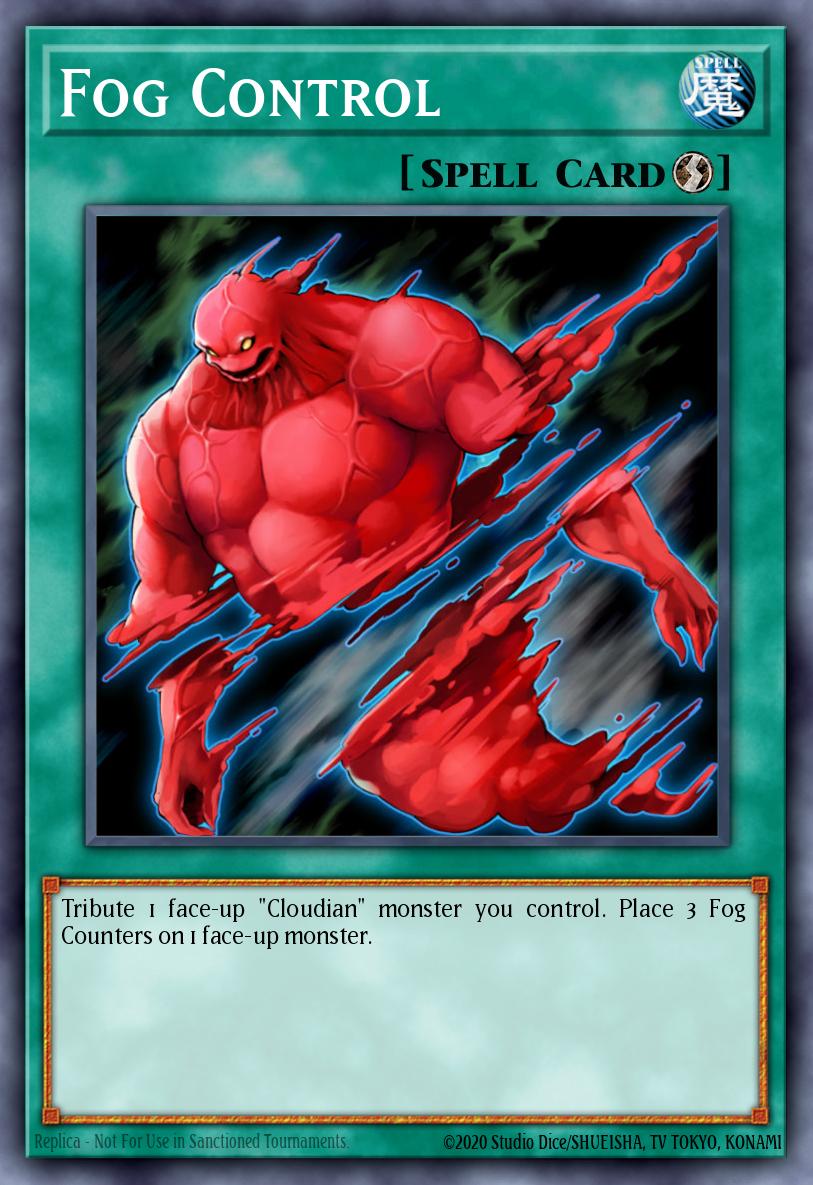 Fog Control Common GLAS-EN051 Gladiators Assault Yugioh card