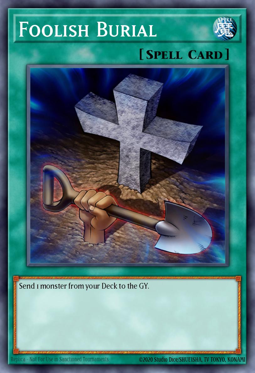 Foolish Burial Ultra Rare CH01-EN031 THE CHRONICLES DECK: The Fallen & The Virtuous (All-Foil Edition) Yugioh card