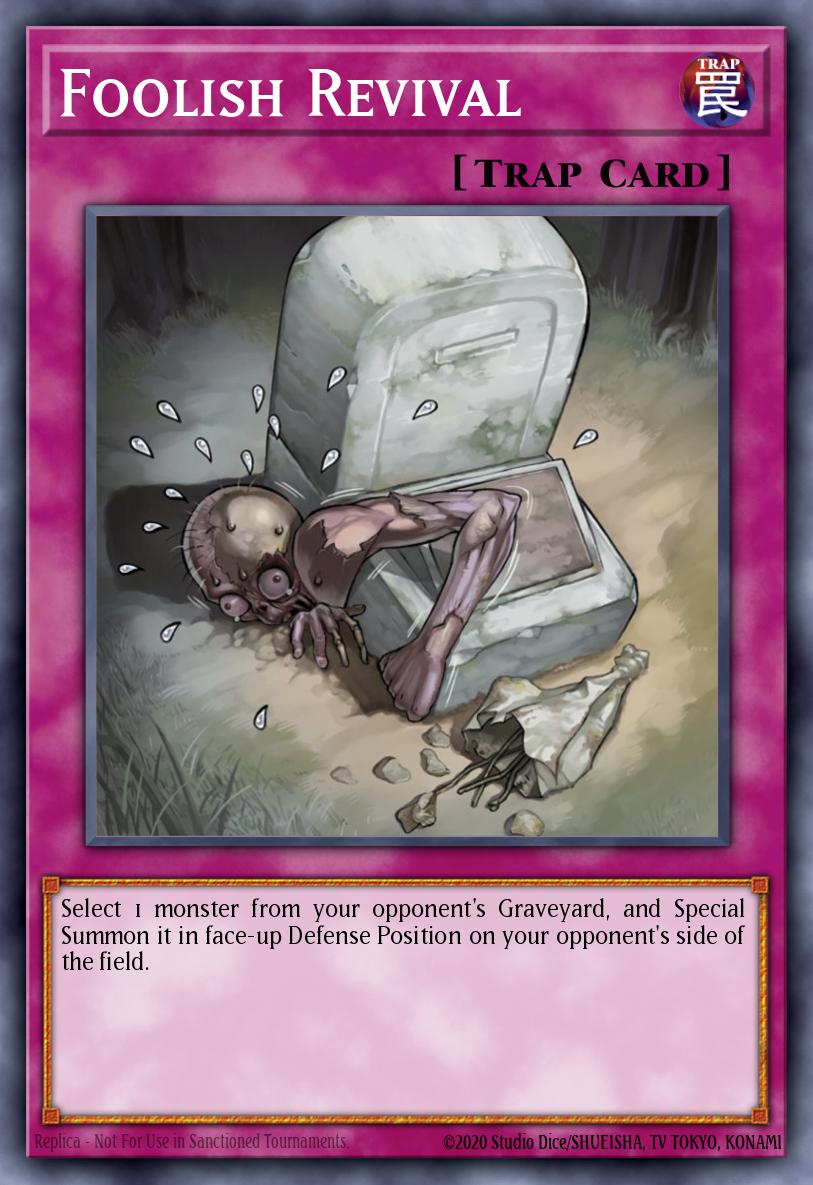 Foolish Revival Common GLAS-EN079 Gladiators Assault Yugioh card