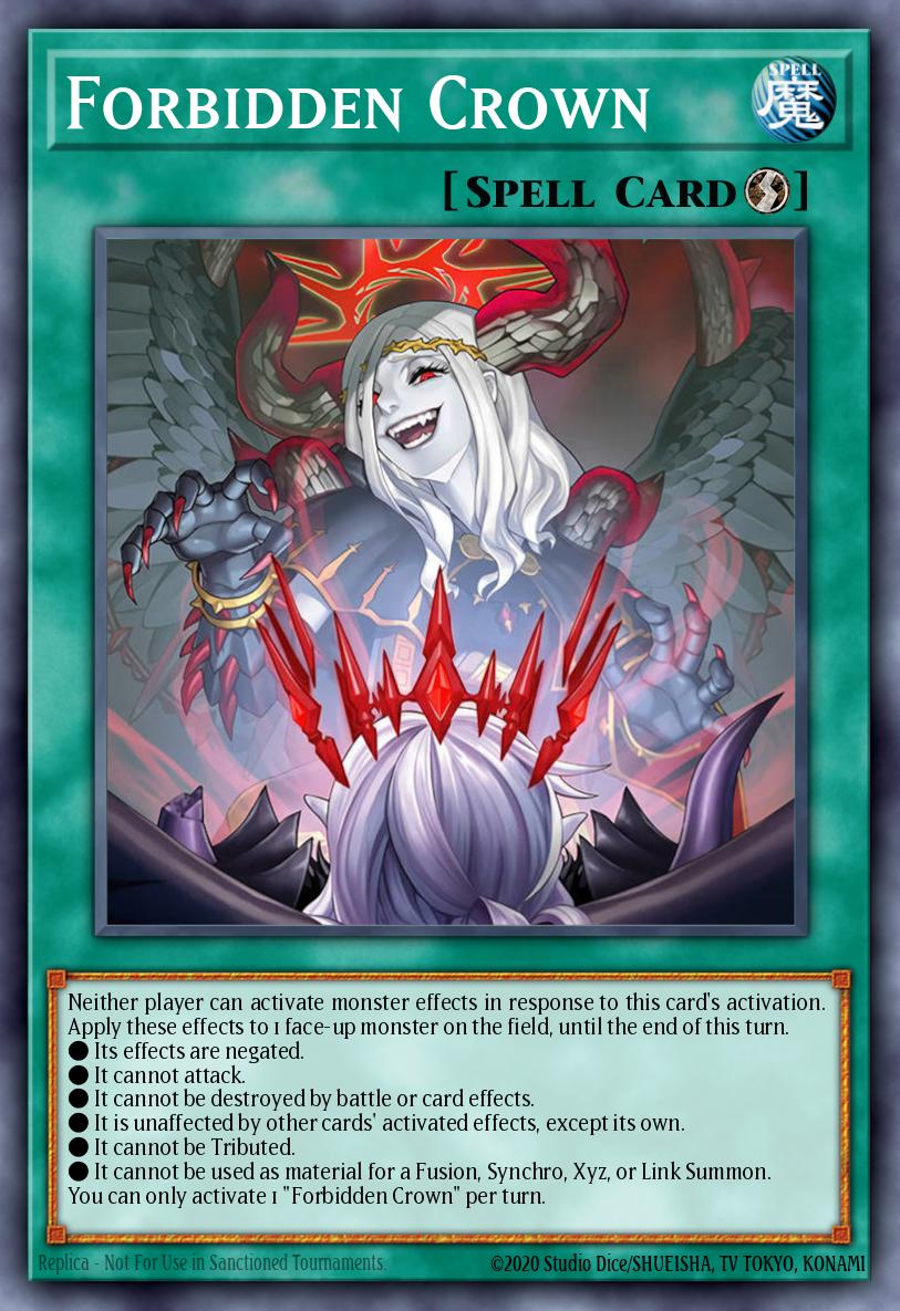 Forbidden Crown Secret Rare BPRO-EN067 Burst Protocol Yugioh card
