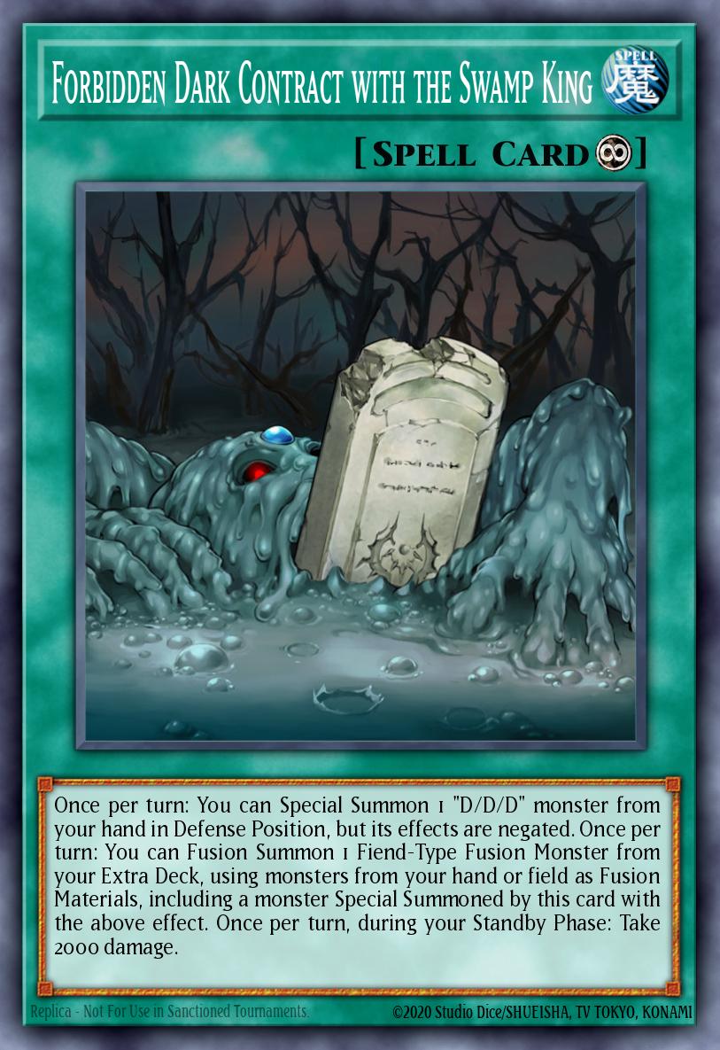 Forbidden Dark Contract with the Swamp King Common MP17-EN099 2017 Mega-Tin Mega Pack Yugioh card