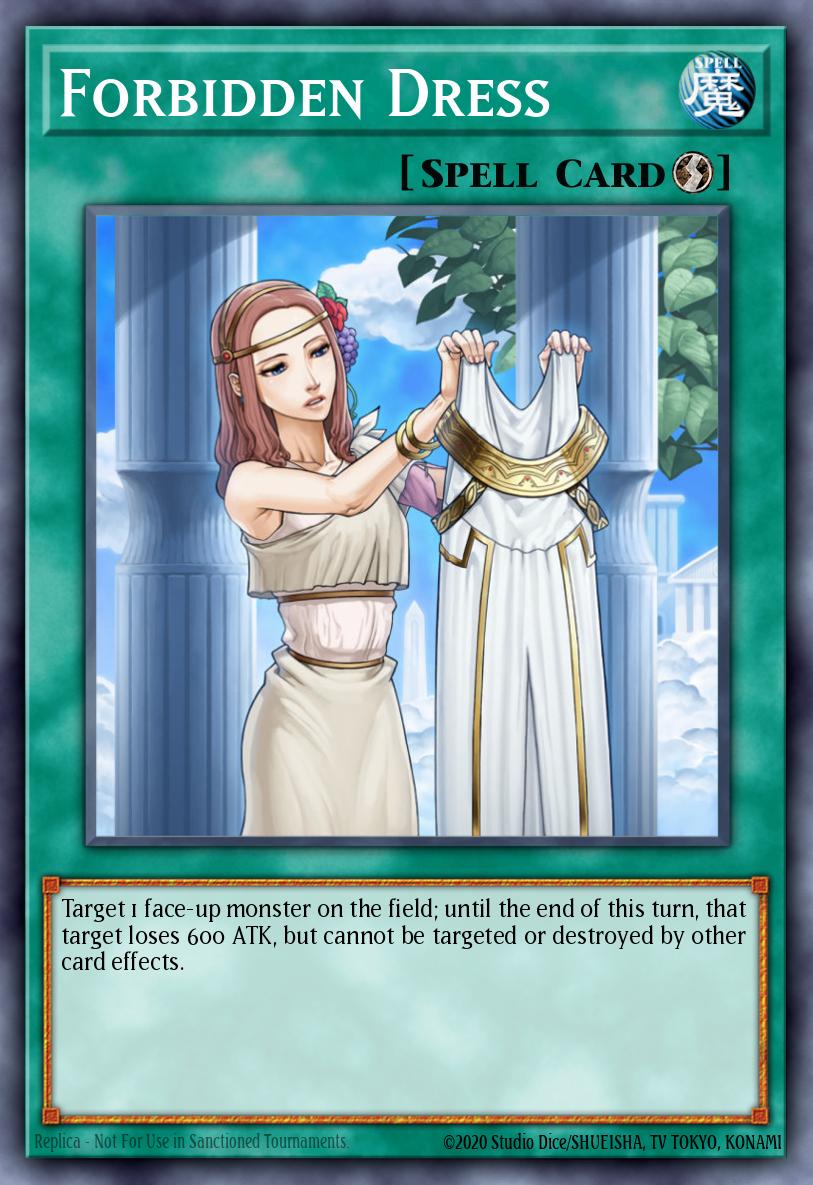 Forbidden Dress Super Rare ABYR-EN062 Abyss Rising Yugioh card
