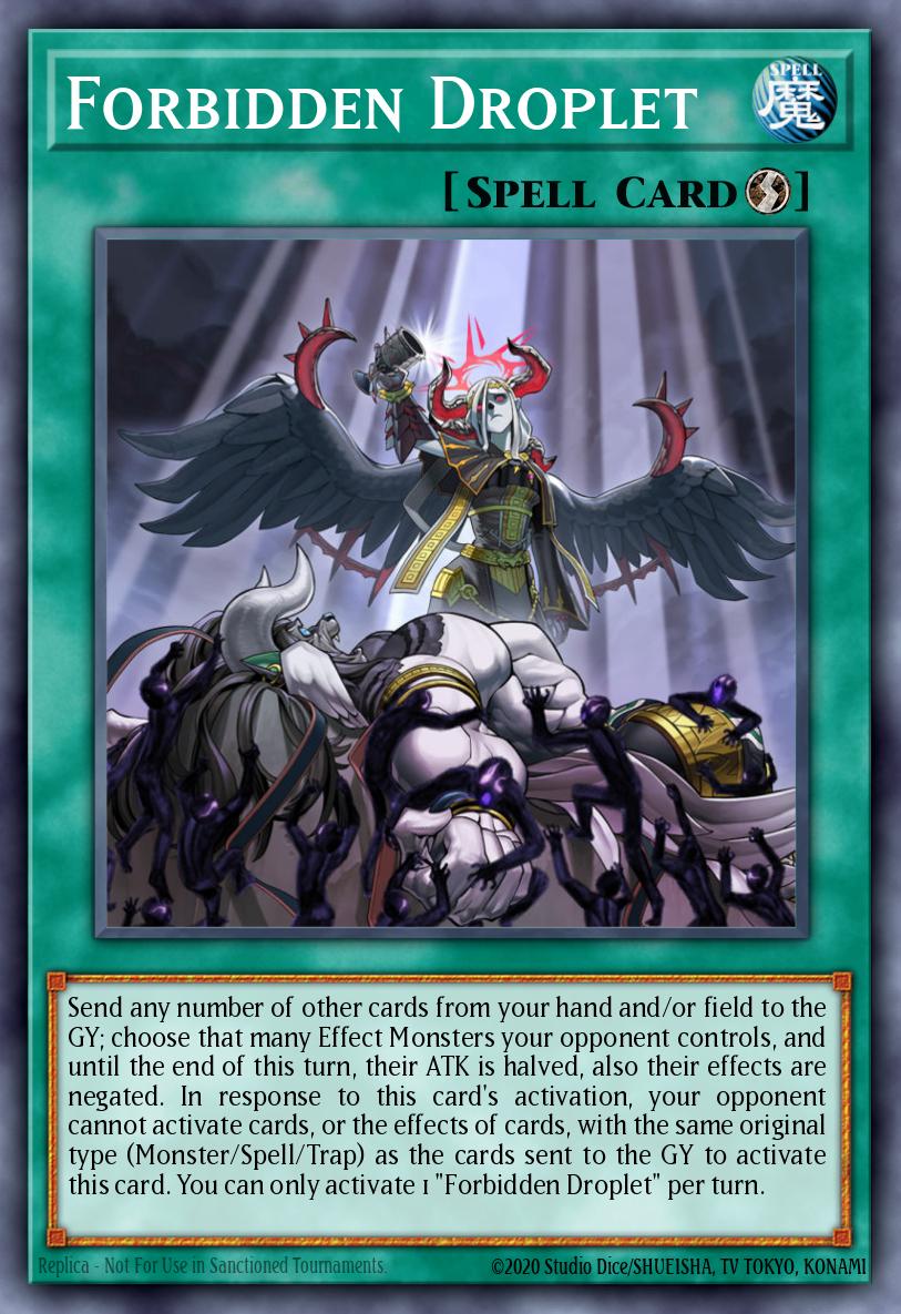 Forbidden Droplet 3 L26D-ENM13 Legendary Modern Decks 2026 Yugioh card