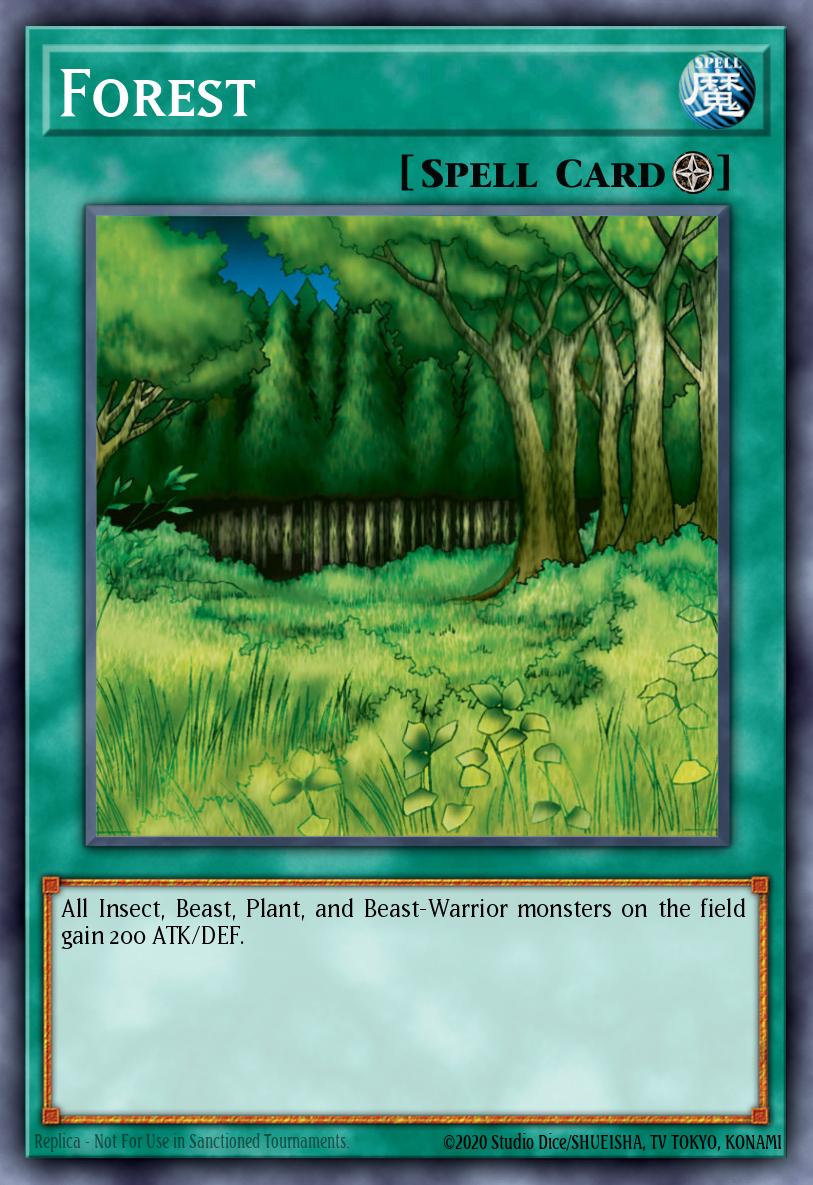 Forest Common LOB-046 Legend of Blue Eyes White Dragon Yugioh card
