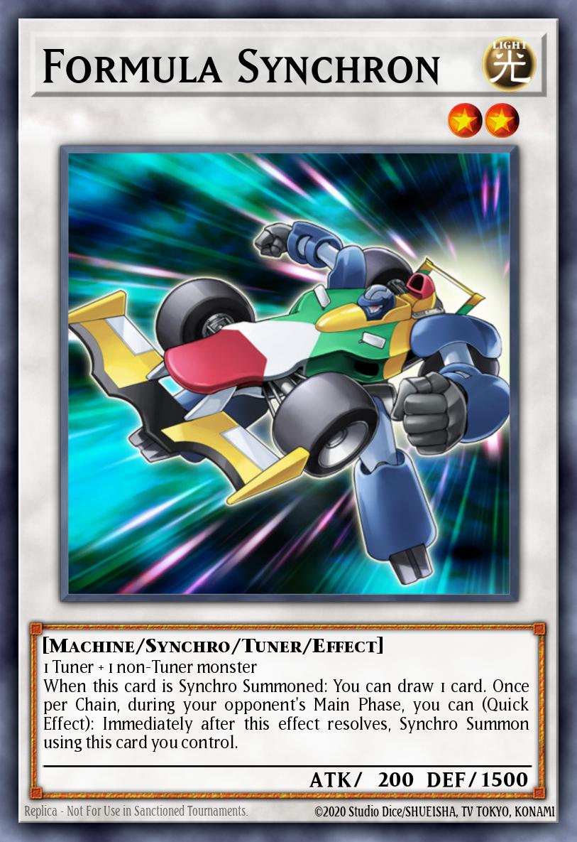 Formula Synchron Ultra Rare DUSA-EN086 Duelist Saga Yugioh card