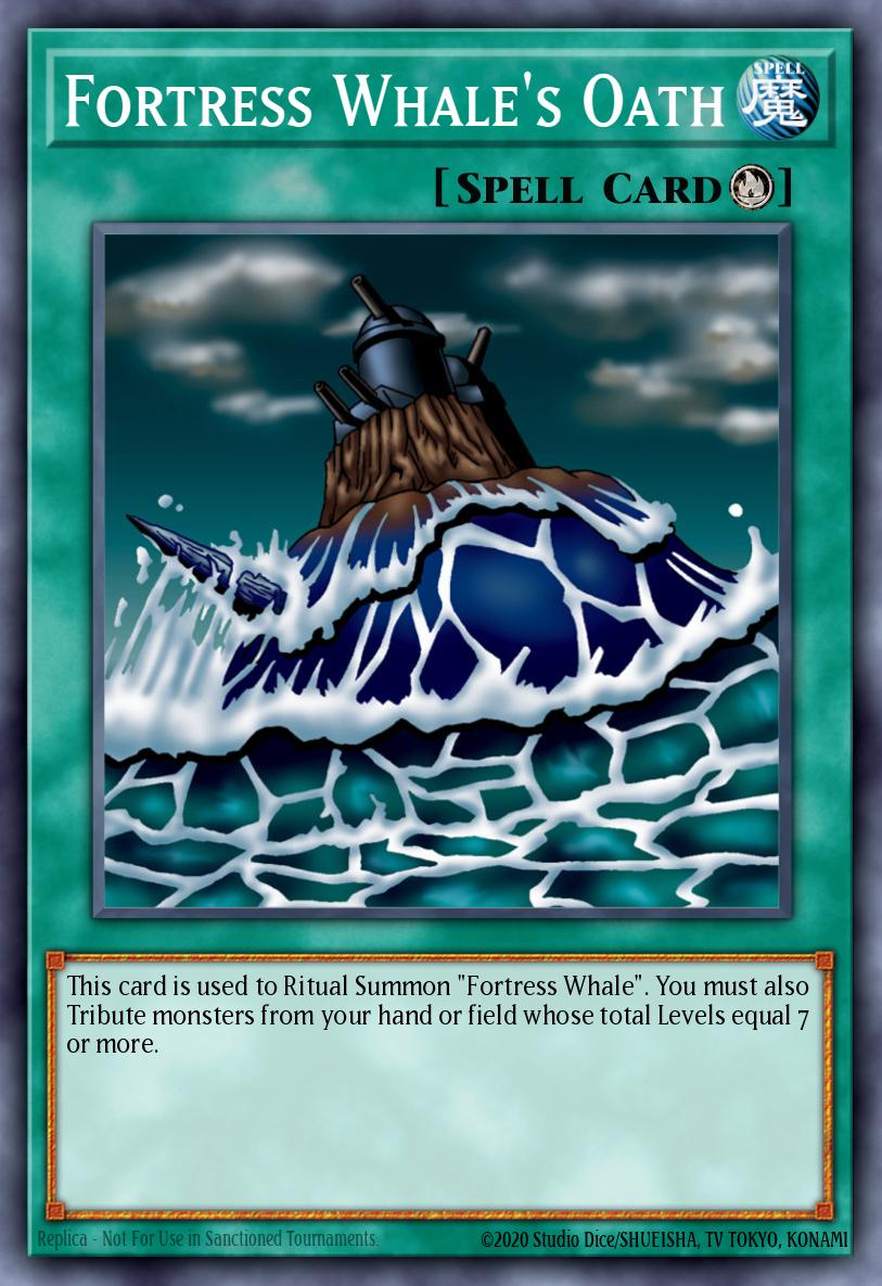 Fortress Whales Oath Common SBSC-EN016 Speed Duel Scars of Battle Yugioh card