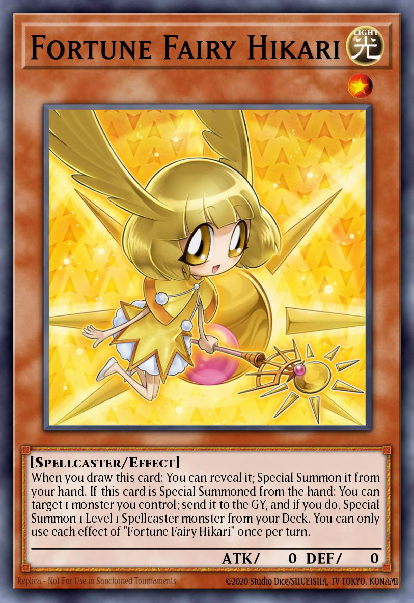 Fortune Fairy Hikari Secret Rare BLHR-EN014 Battles of Legend Heros Revenge Yugioh card