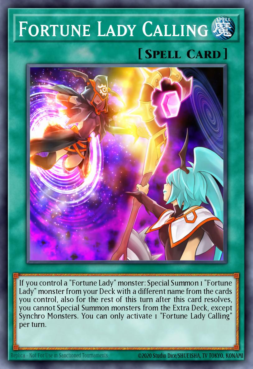 Fortune Lady Calling Ultra Rare RIRA-EN056 Rising Rampage Yugioh card