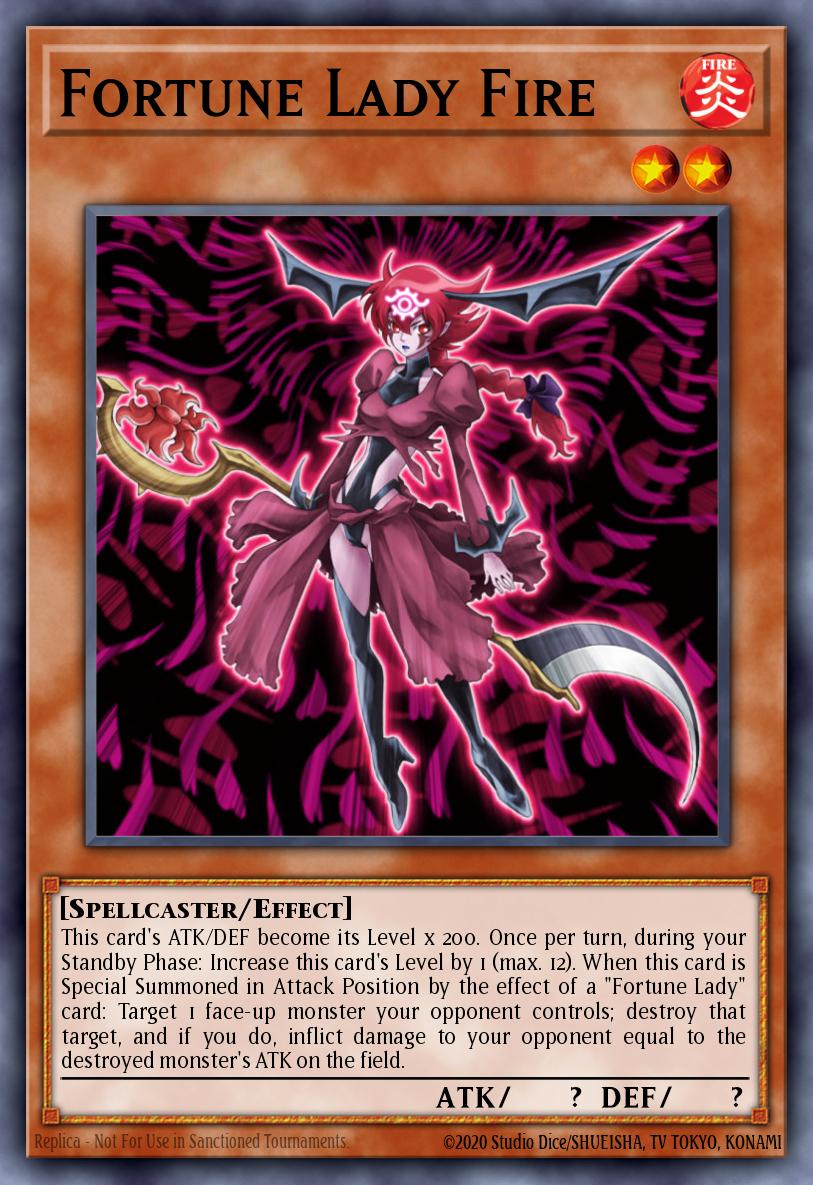Fortune Lady Fire Rare ANPR-EN011 Ancient Prophecy Yugioh card