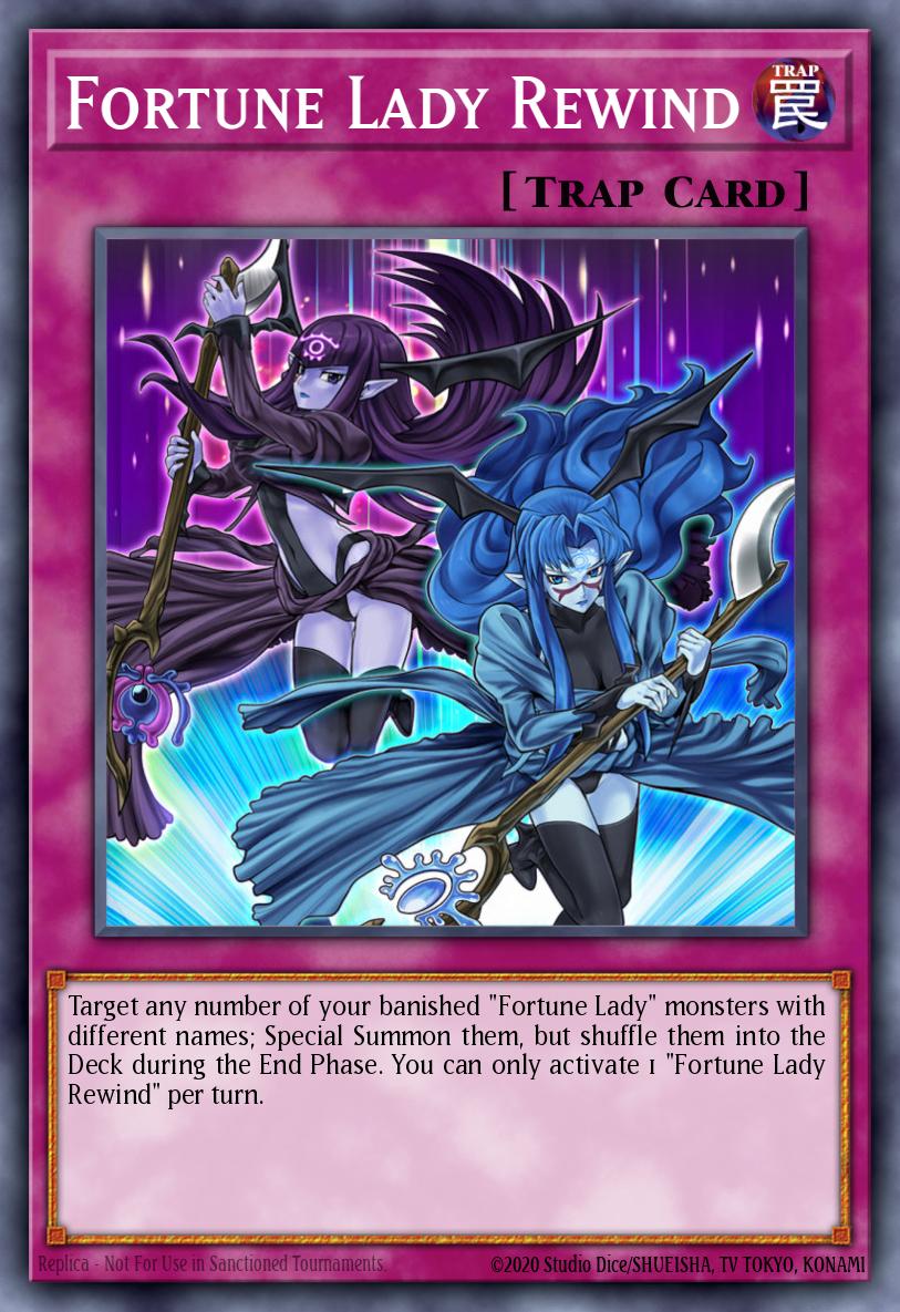 Fortune Lady Rewind Rare RIRA-EN070 Rising Rampage Yugioh card