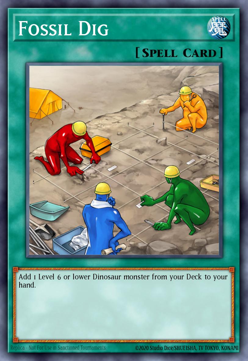 Fossil Dig Super Rare RA01-EN053 25th Anniversary Rarity Collection Yugioh card