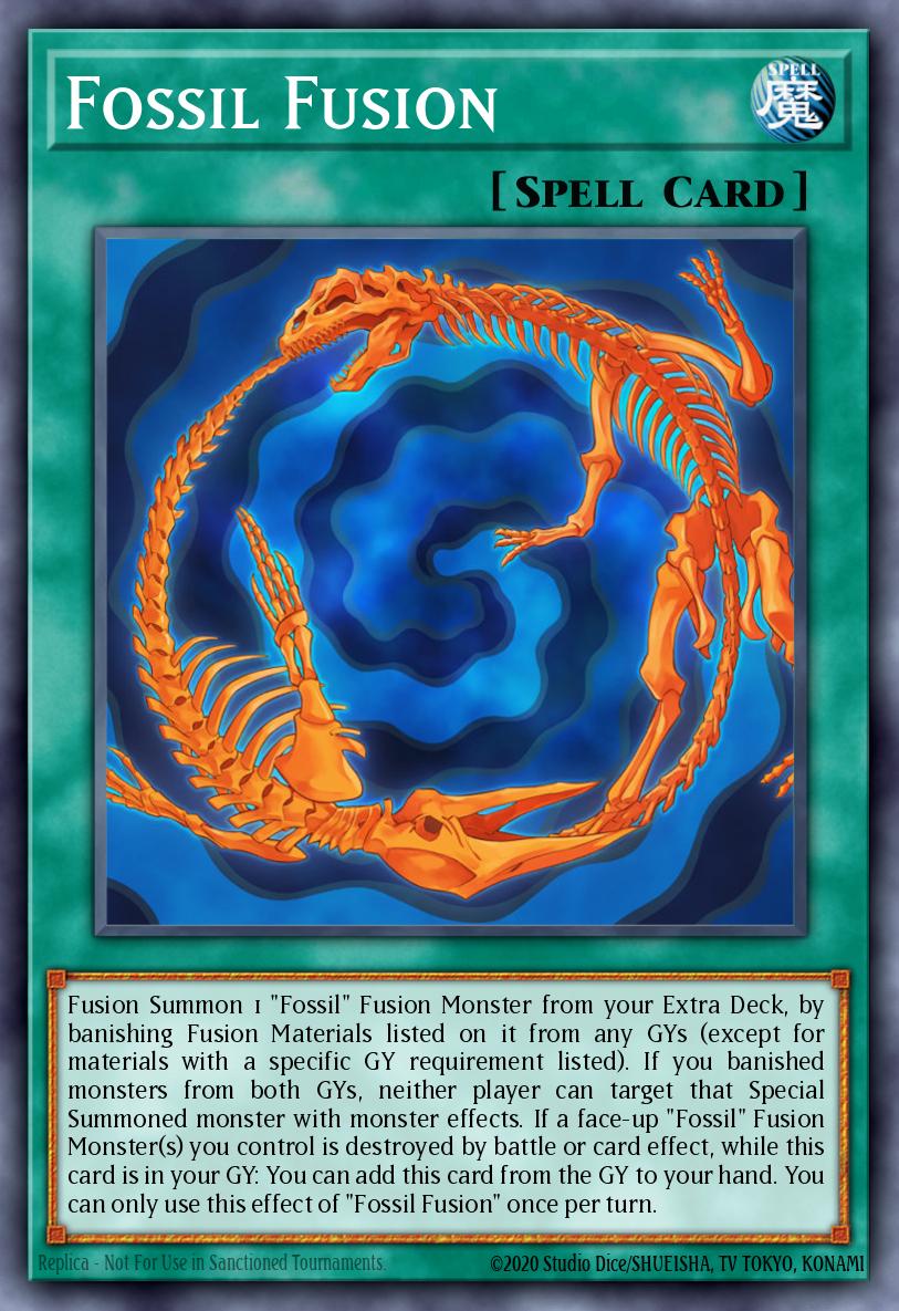 Fossil Fusion Secret Rare BLAR-EN011 Battles of Legend Armageddon Yugioh card