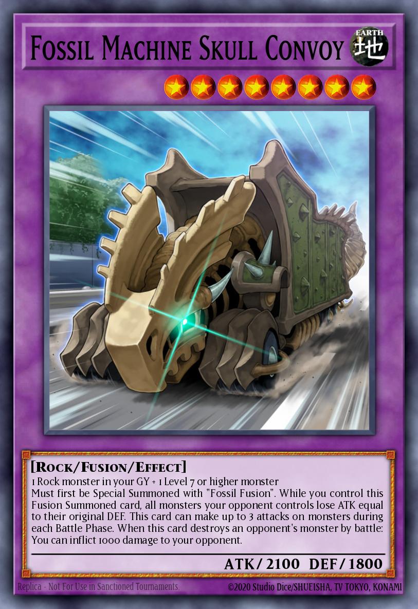 Fossil Machine Skull Convoy Ultra Rare GFP2-EN019 Ghosts From the Past The 2nd Haunting Yugioh card