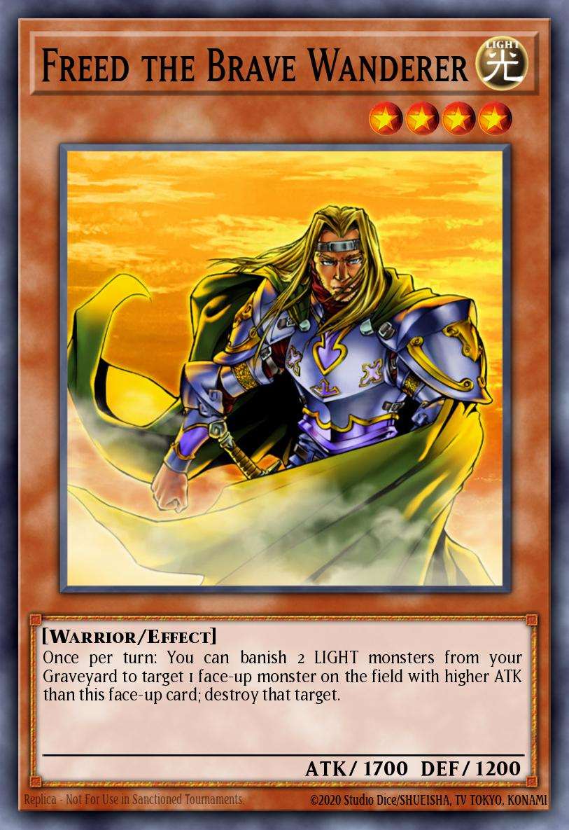 Freed the Brave Wanderer Rare CP04-EN007 Champion Pack Game Four Yugioh card