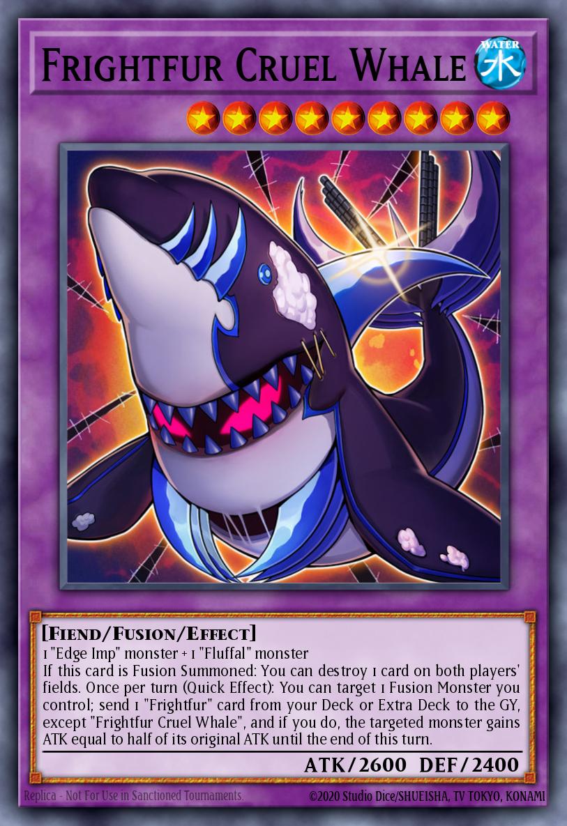 Frightfur Cruel Whale Common ROTD-EN039 Rise of the Duelist Yugioh card