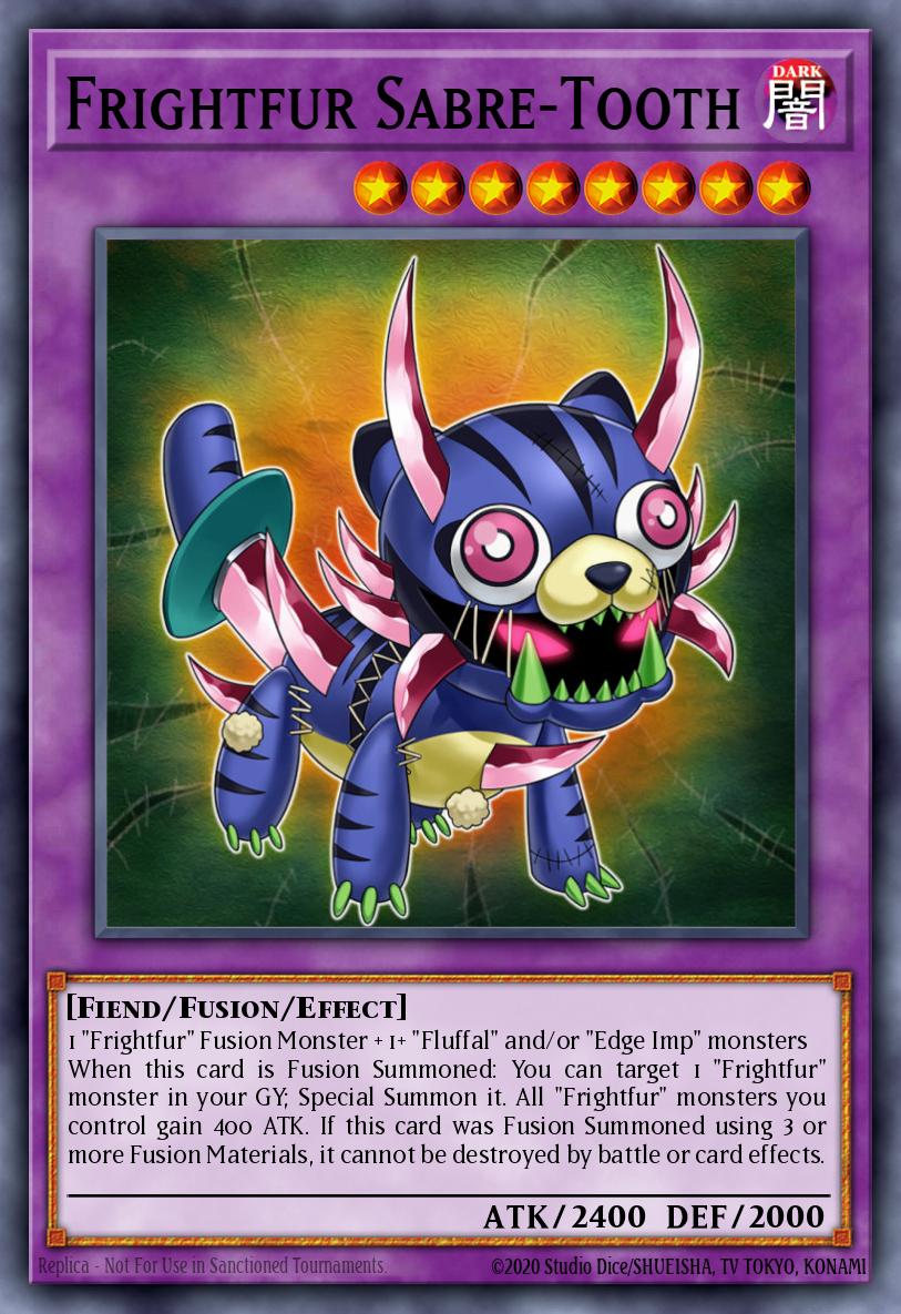Frightfur Sabre-Tooth Ultra Rare MP16-EN137 2016 Mega-Tin Mega Pack Yugioh card