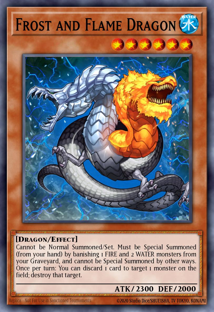 Frost and Flame Dragon Rare DL15-EN005 Duelist League 15 participation cards Yugioh card