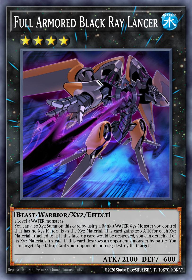 Full Armored Black Ray Lancer Ultra Rare DUSA-EN008 Duelist Saga Yugioh card