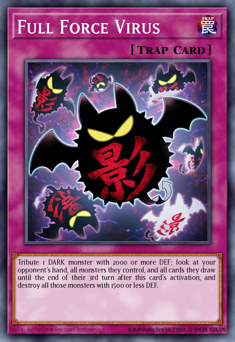 Full Force Virus Secret Rare MP17-EN228 2017 Mega-Tin Mega Pack Yugioh card