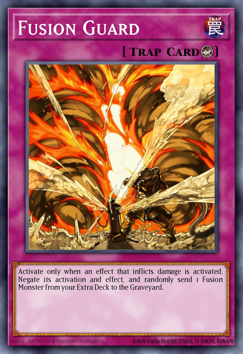 Fusion Guard Super Rare DP04-EN030 Duelist Pack Zane Truesdale Yugioh card