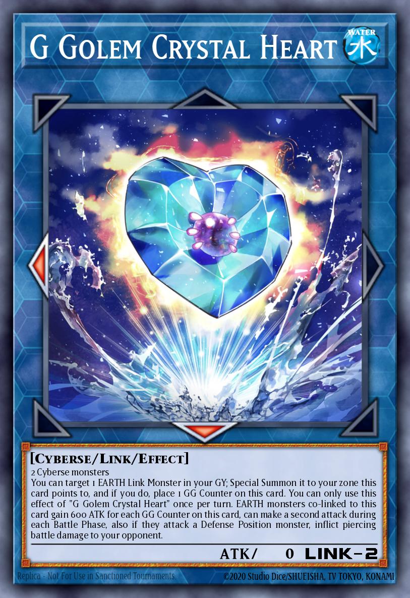 G Golem Crystal Heart Ultra Rare BLCR-EN042 Battles of Legend Crystal Revenge Yugioh card