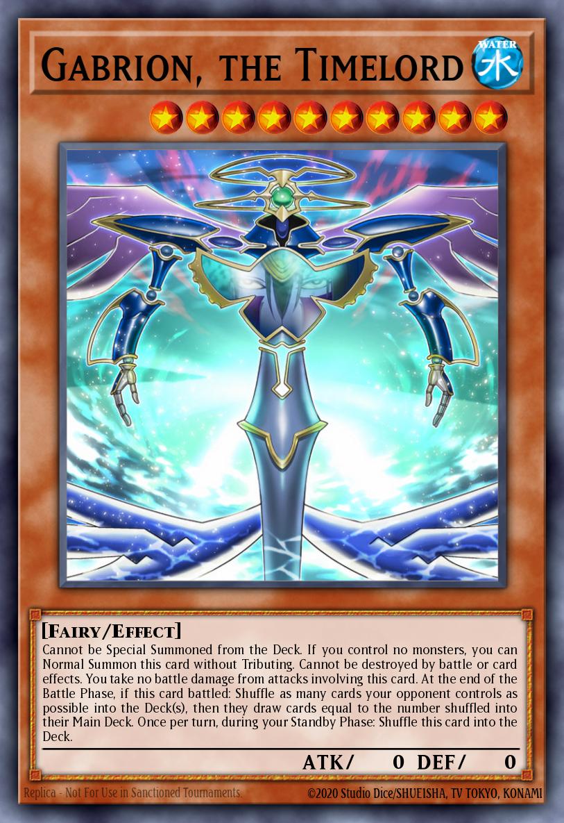 Gabrion the Timelord Ultra Rare BLRR-EN024 Battles of Legend Relentless Revenge Yugioh card