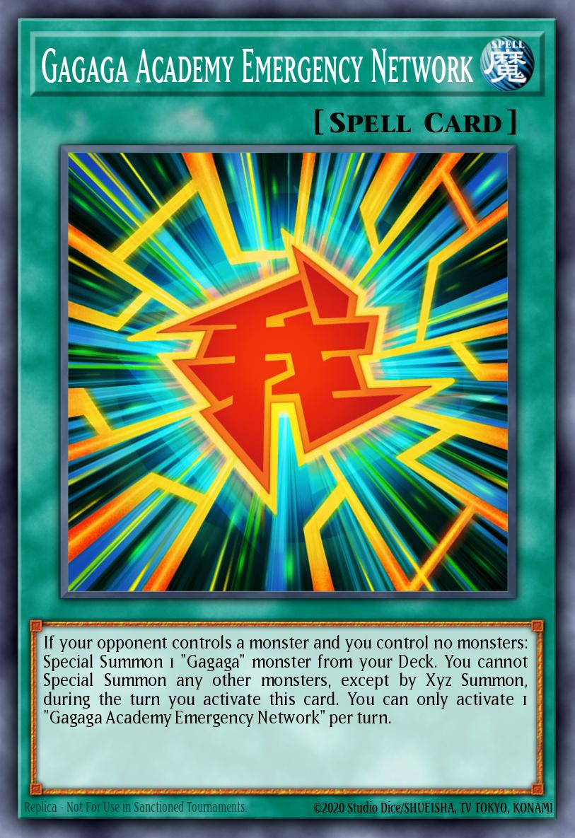 Gagaga Academy Emergency Network Gold Secret Rare PGLD-EN028 Premium Gold Yugioh card
