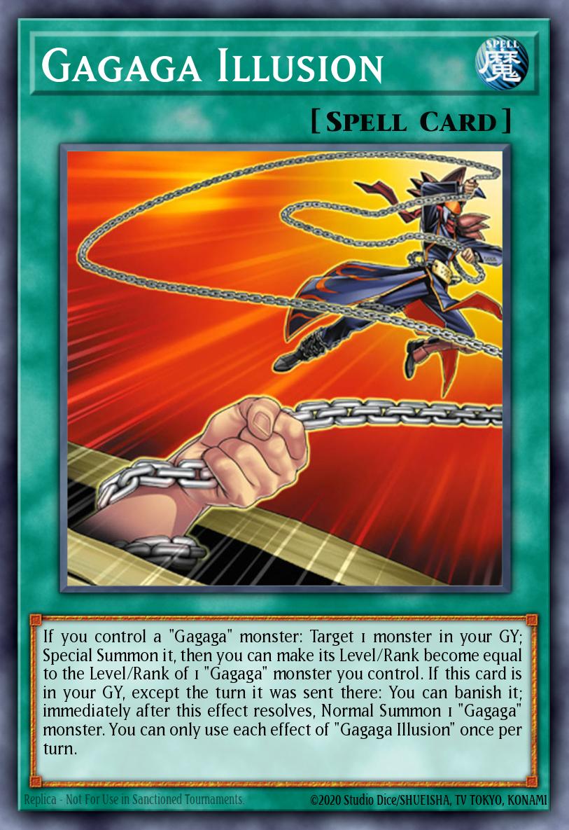 Gagaga Illusion New BLGG-EN036 Battles of Legend: Glorious Gallery Yugioh card