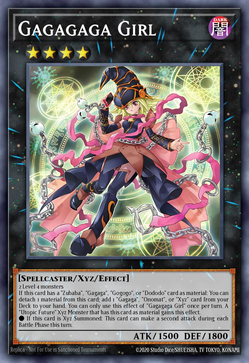 Gagagaga Girl Secret Rare DUAD-EN043 Duelists Advance Yugioh card