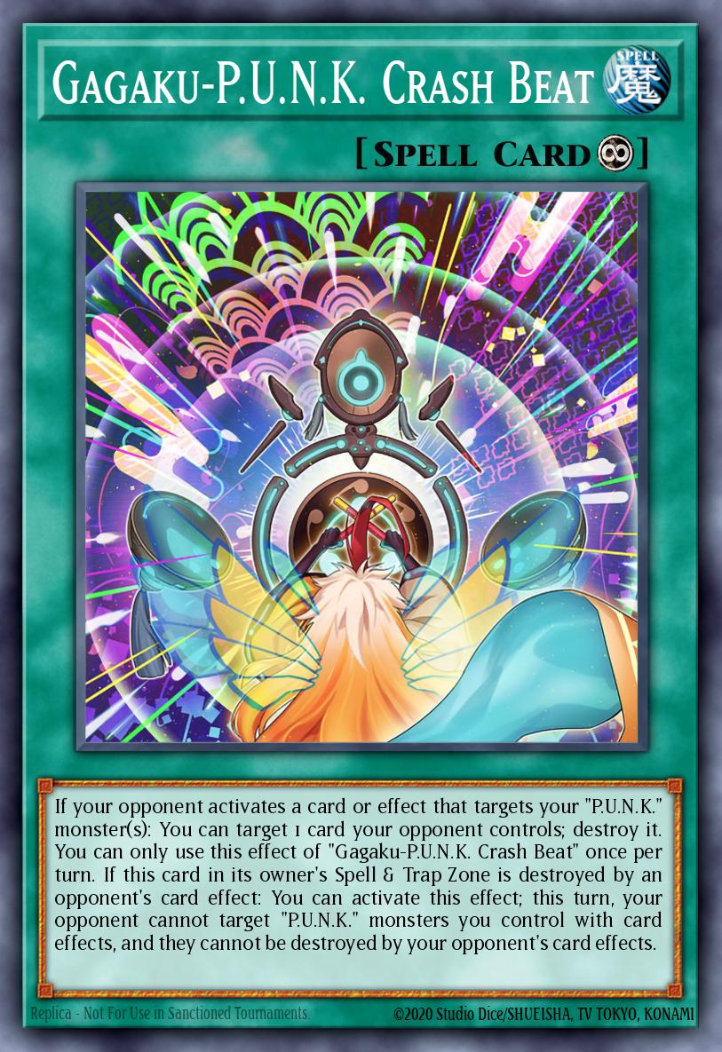 Gagaku-PUNK Crash Beat Rare GRCR-EN010 The Grand Creators Yugioh card